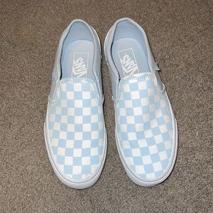 VANS Blue Checked